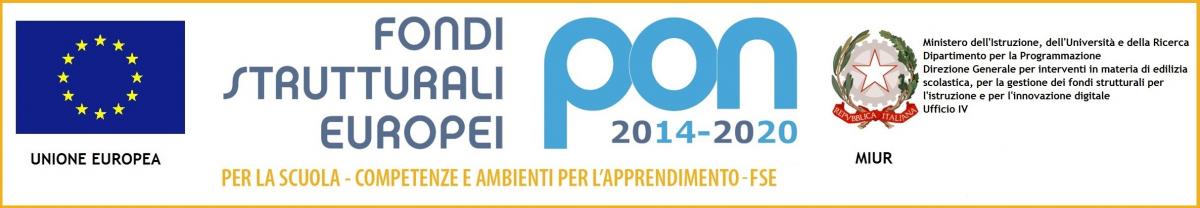 PON - Fondi strutturali europei 2014 - 2020