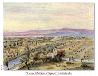 Campo di battaglia a Magenta, M. Serafini