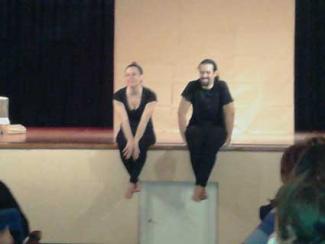 attori in scena