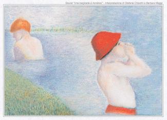 Seurat - une baignade à Asnières